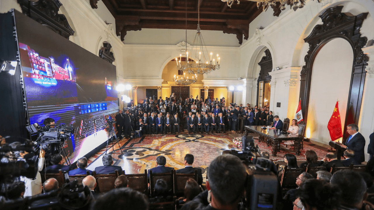 Inauguración del Puerto de Chancay